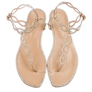 Sergio Rossi Glitter Sandals